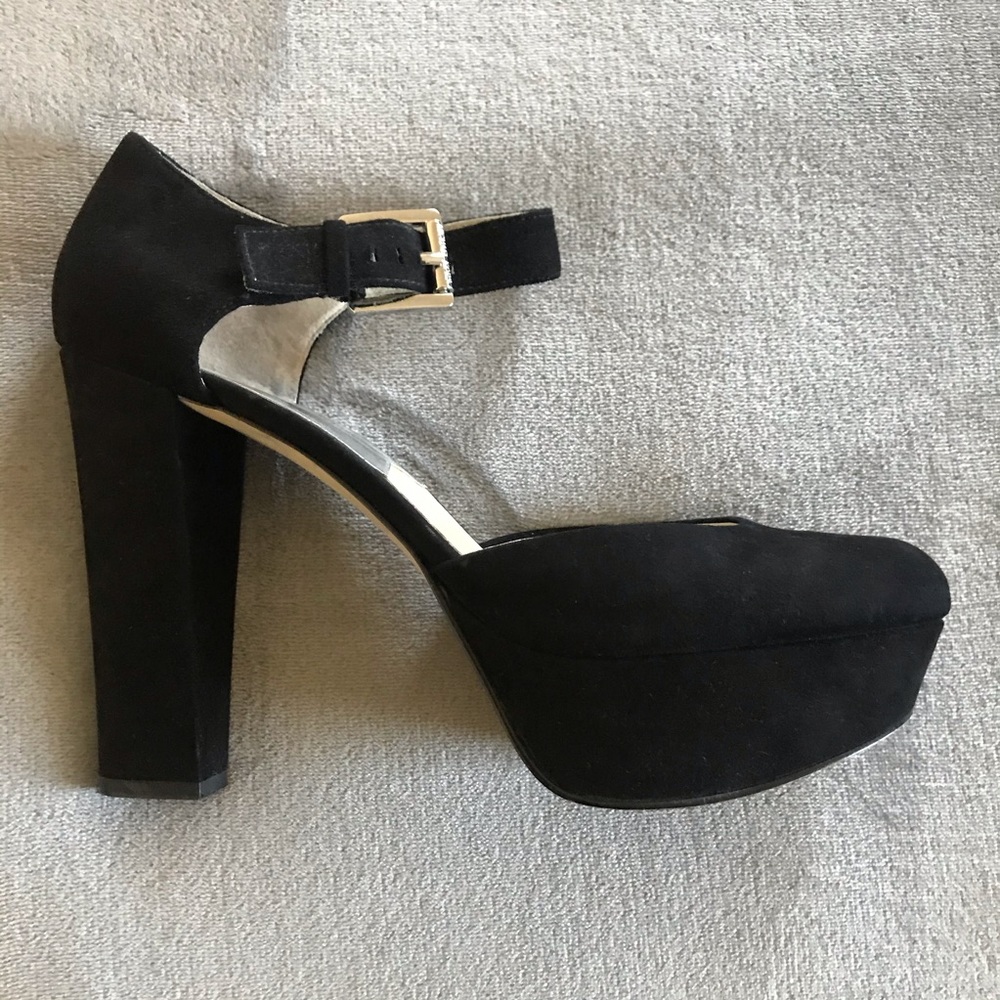 Michael Kors Suede Block Heel